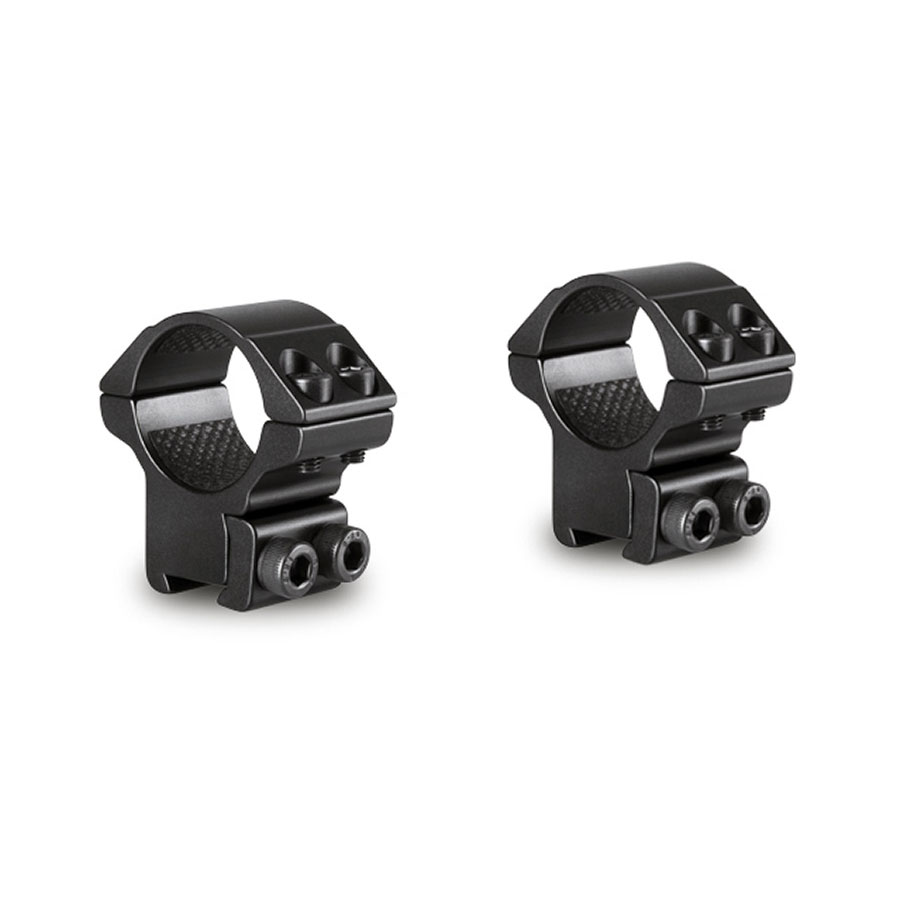 Hawke ringar 25,4 mm för laxspår 9-11 mm, låg, höjd: 10mm