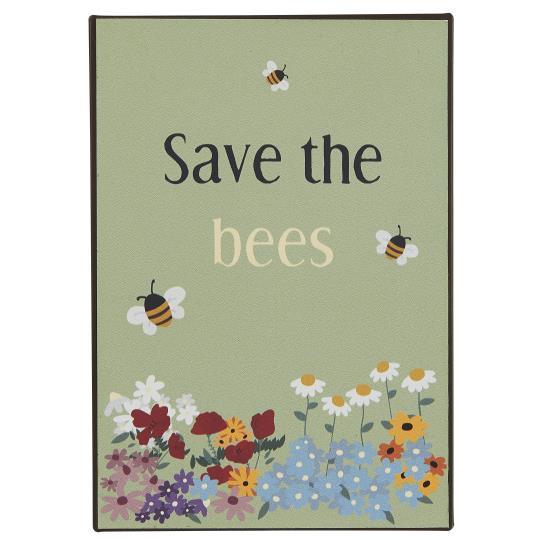 Skylt - Save the bees