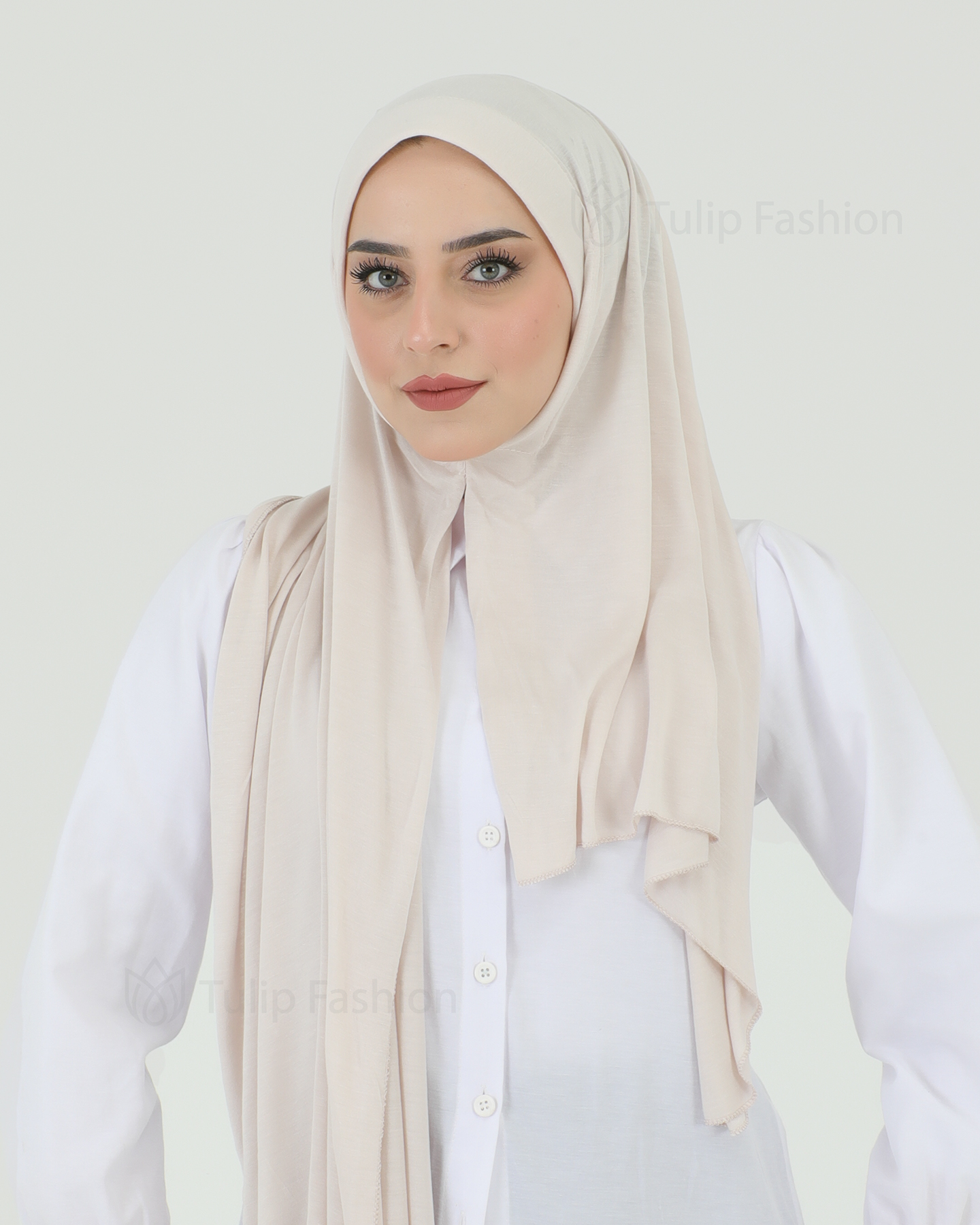 Hijab - Instant Jersey - Nude Pink - 4