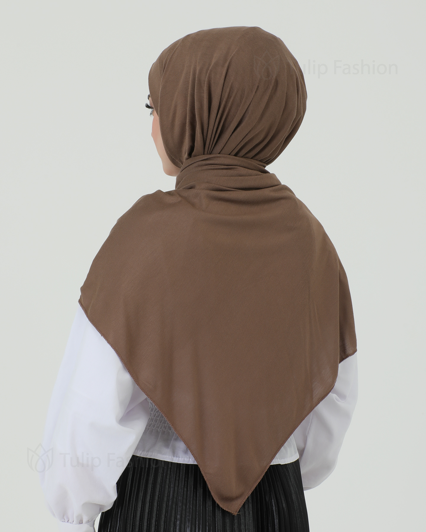 Hijab - Instant Jersey - Cacao Brown - 4