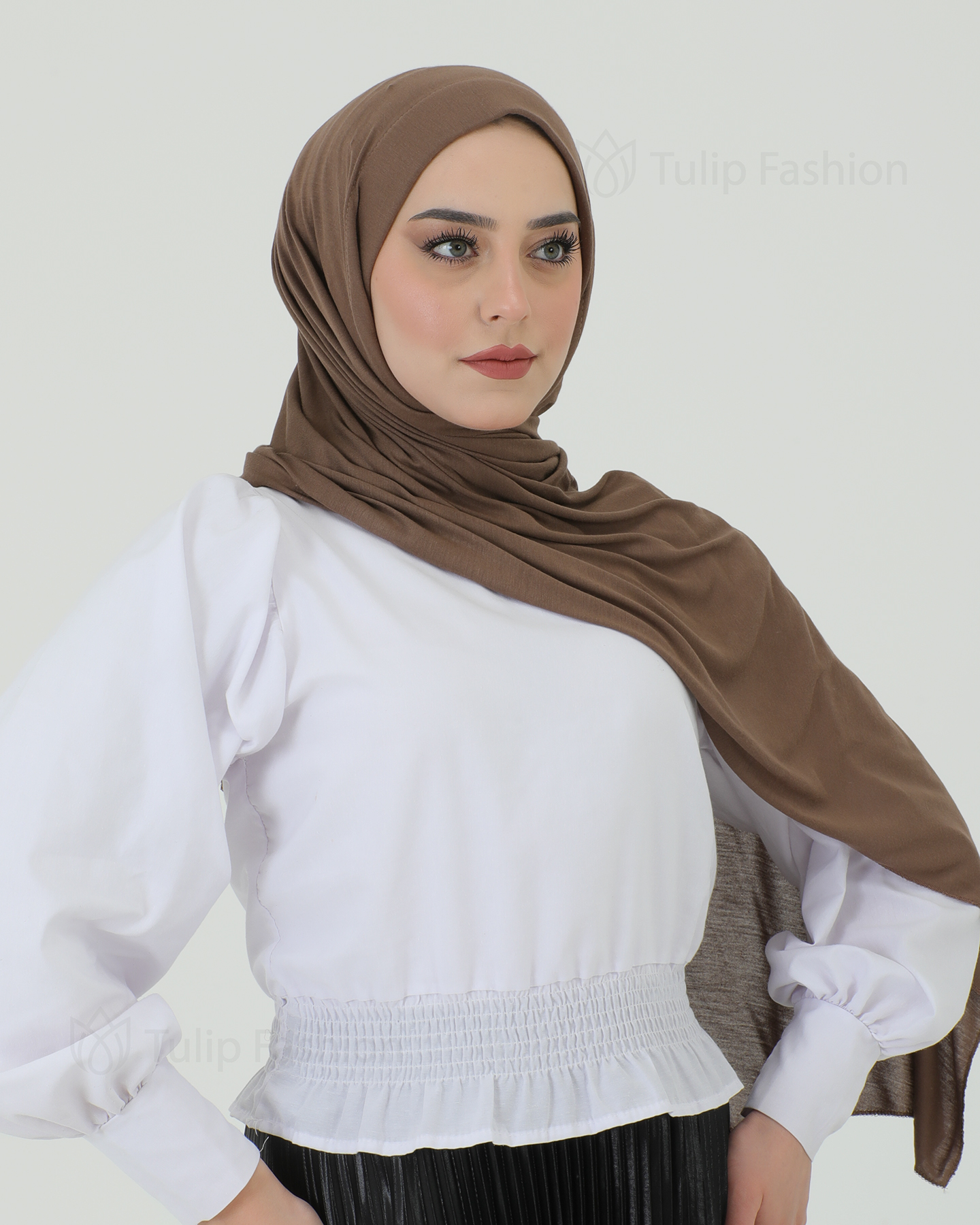 Hijab - Instant Jersey - Cacao Brown - 2