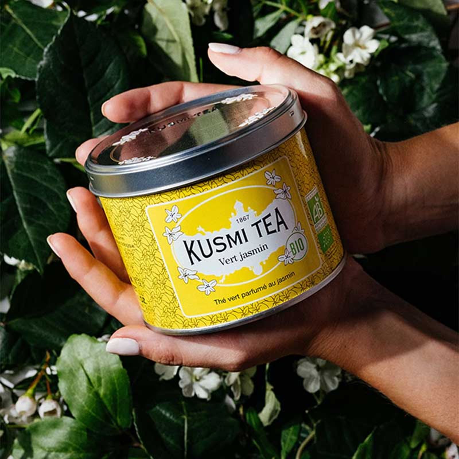 Kusmi Green Jasmine Ekologisk - Plåtburk 90 gram - 5