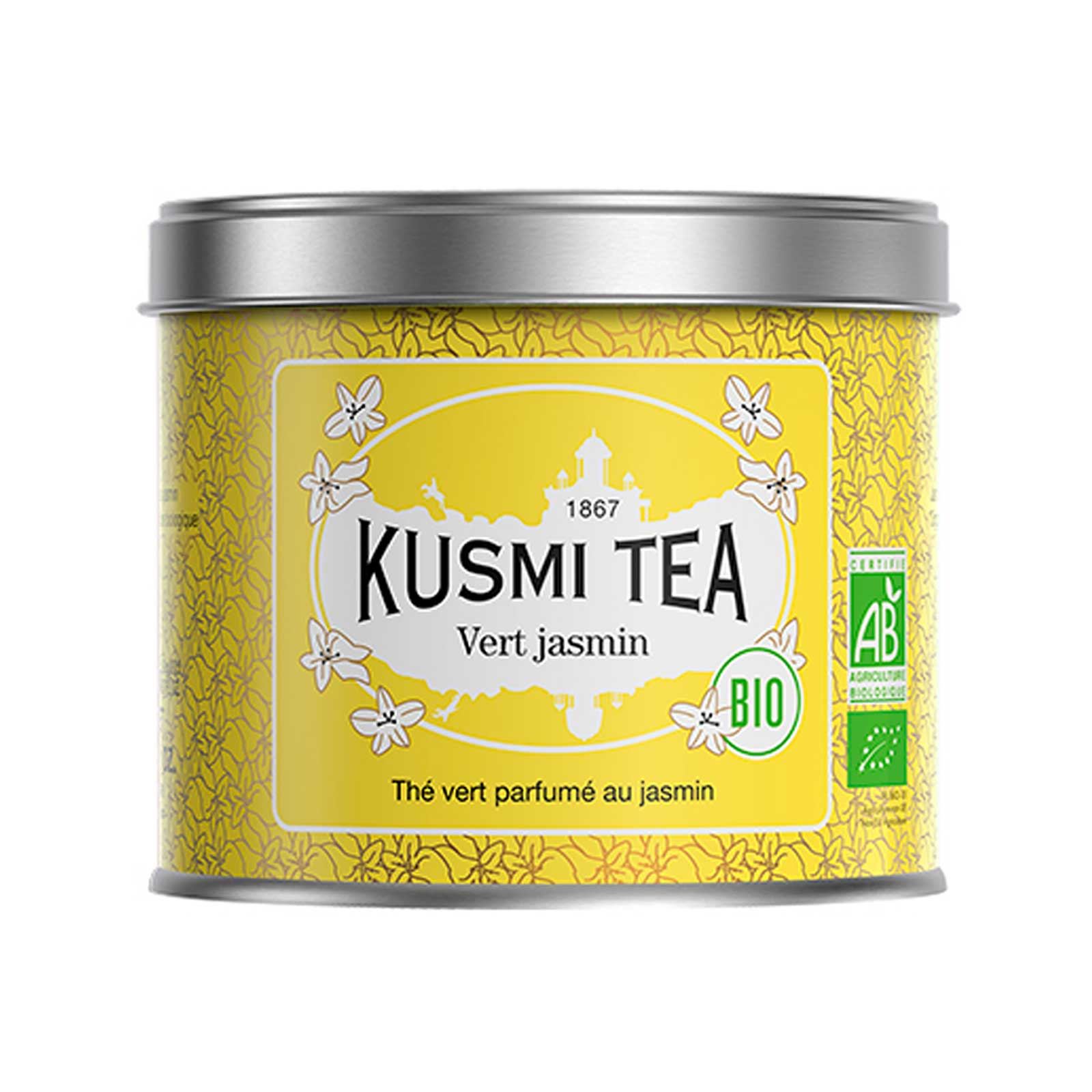 Kusmi Green Jasmine Ekologisk - Plåtburk 90 gram