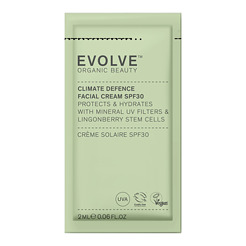 Vareprøve: EVOLVE Climate Defence Facial Cream SPF30 - 2ml