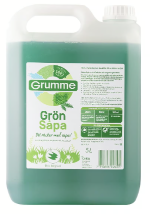 Såpa Grumme Grön 5L