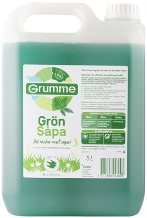 Grönsåpa 5L