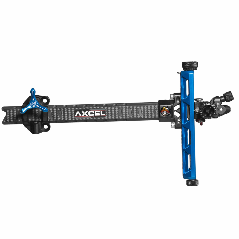 Axcel Sight Achieve XP Pro UHM Diamond Weave Carbon Bar Recurve 9"  - 2