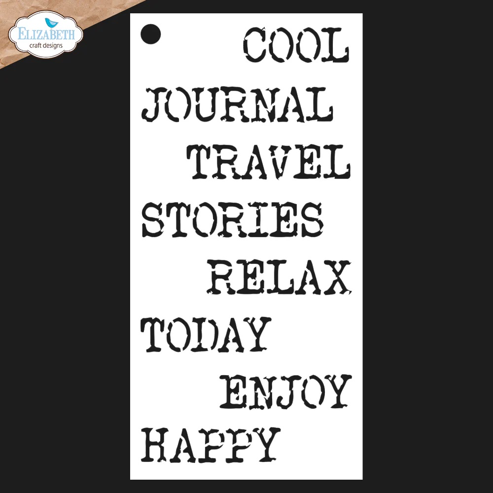 Elizabeth Craft - Journal Stencils 4 - 2