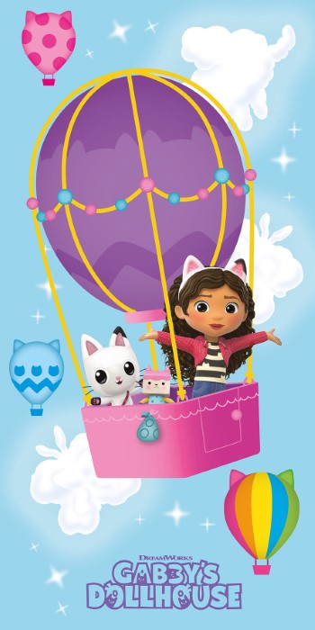 Gabby's Dollhouse Handduk Bomull