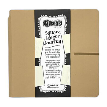 Ranger Dyan Reaveley's Dylusions -Square Ledger Journal 8.6" x 8.6"