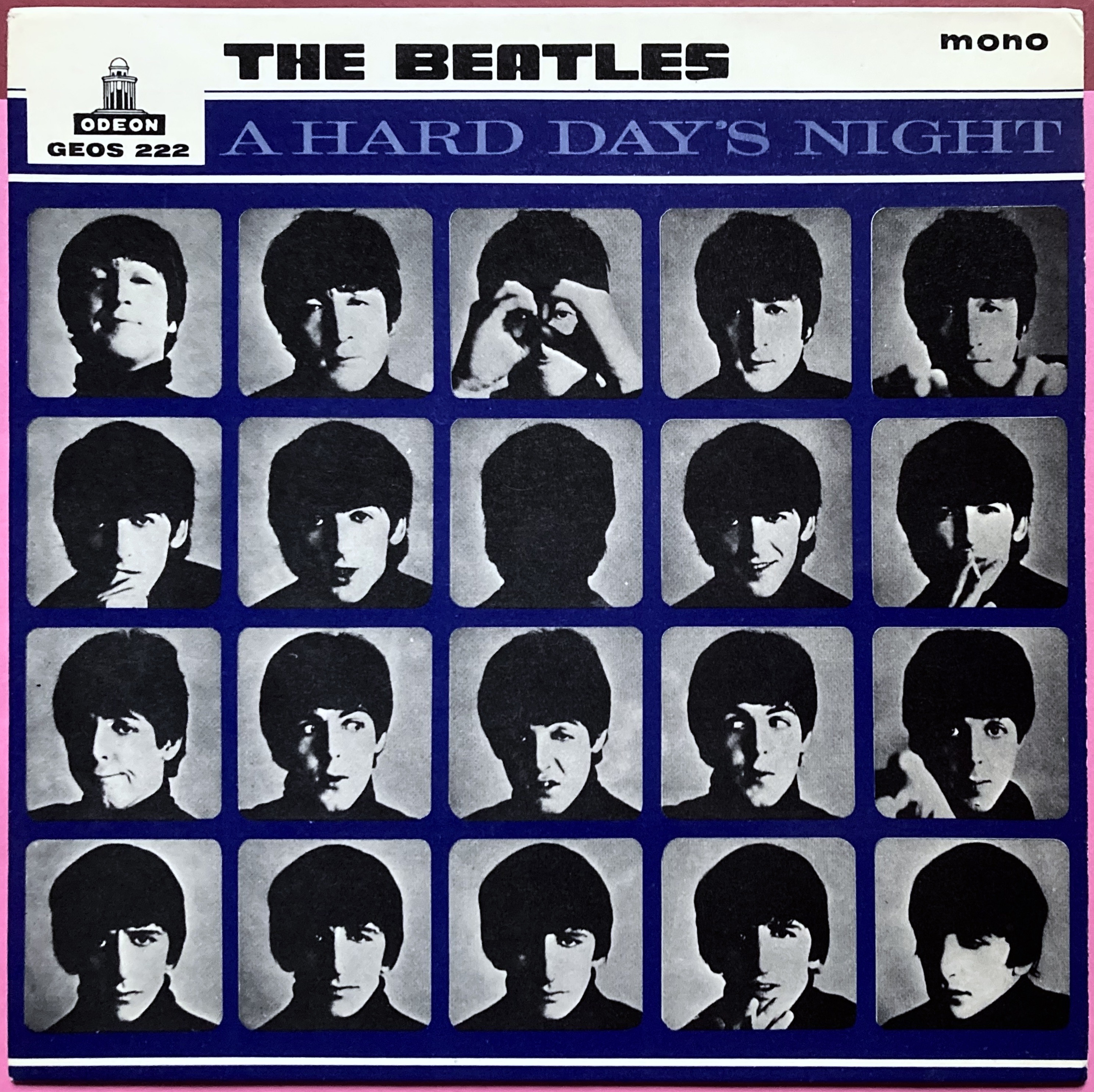 BEATLES - A hard days night +3 Felmatch Swe EP 1964