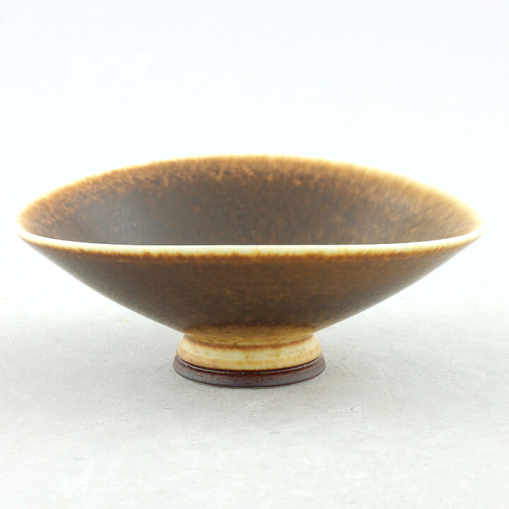ベルント・フリーベリ  一点もの  ブラウンのボウル  (8cm)  1961年