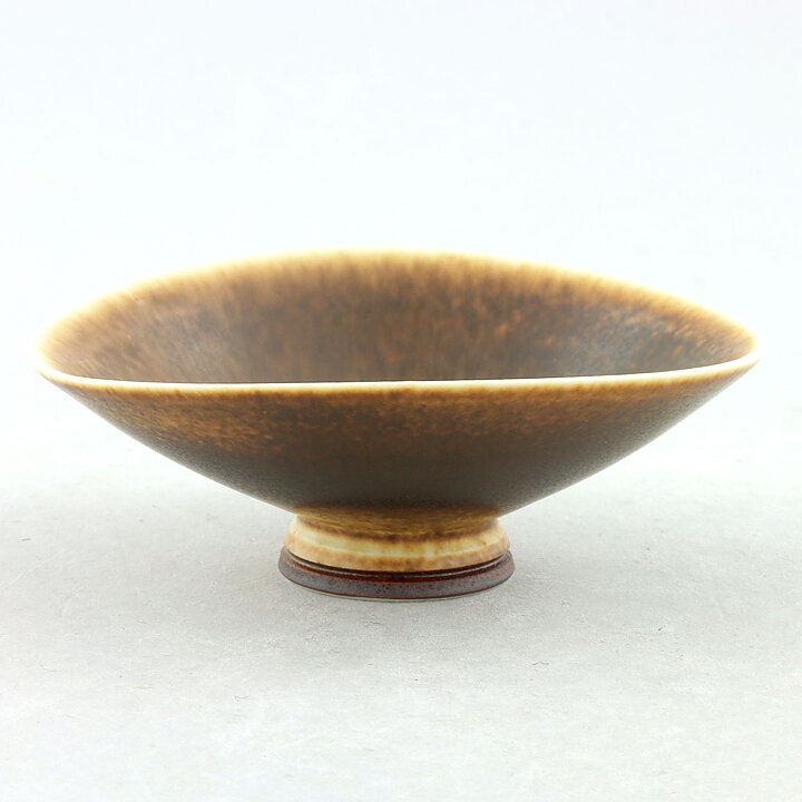 ベルント・フリーベリ  一点もの  ブラウンのボウル  (8cm)  1961年
