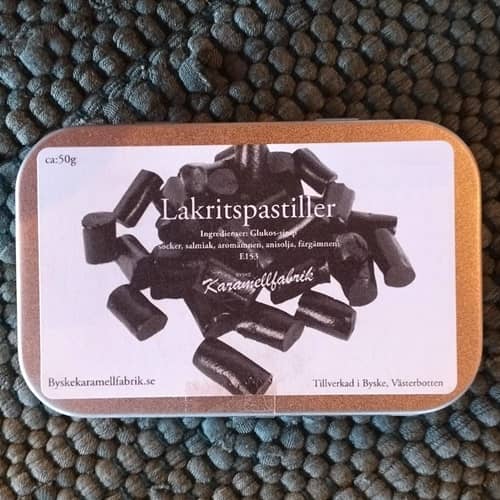 Pastiller Lakrits, plåtask - 3