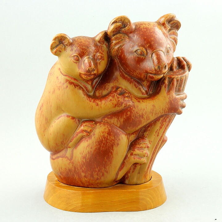 グナー・ニールンド  コアラの親子  25cm  1950年代  (限定品)
