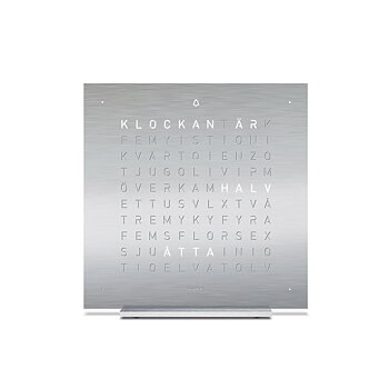 T4SSESS Qlocktwo Earth 13.5, Steel Series Full Metal