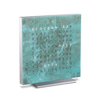 T4SSEVICO Qlocktwo Earth 13.5, Creator's Edition Vintage Copper
