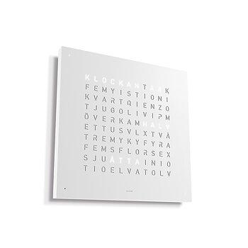 QT4SEWHPC Qlocktwo Earth 45, Steel Series White Pepper
