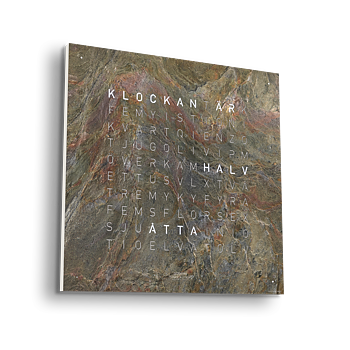 QU4BLSE Qlocktwo Earth 45, Creator's Edition Glintscape