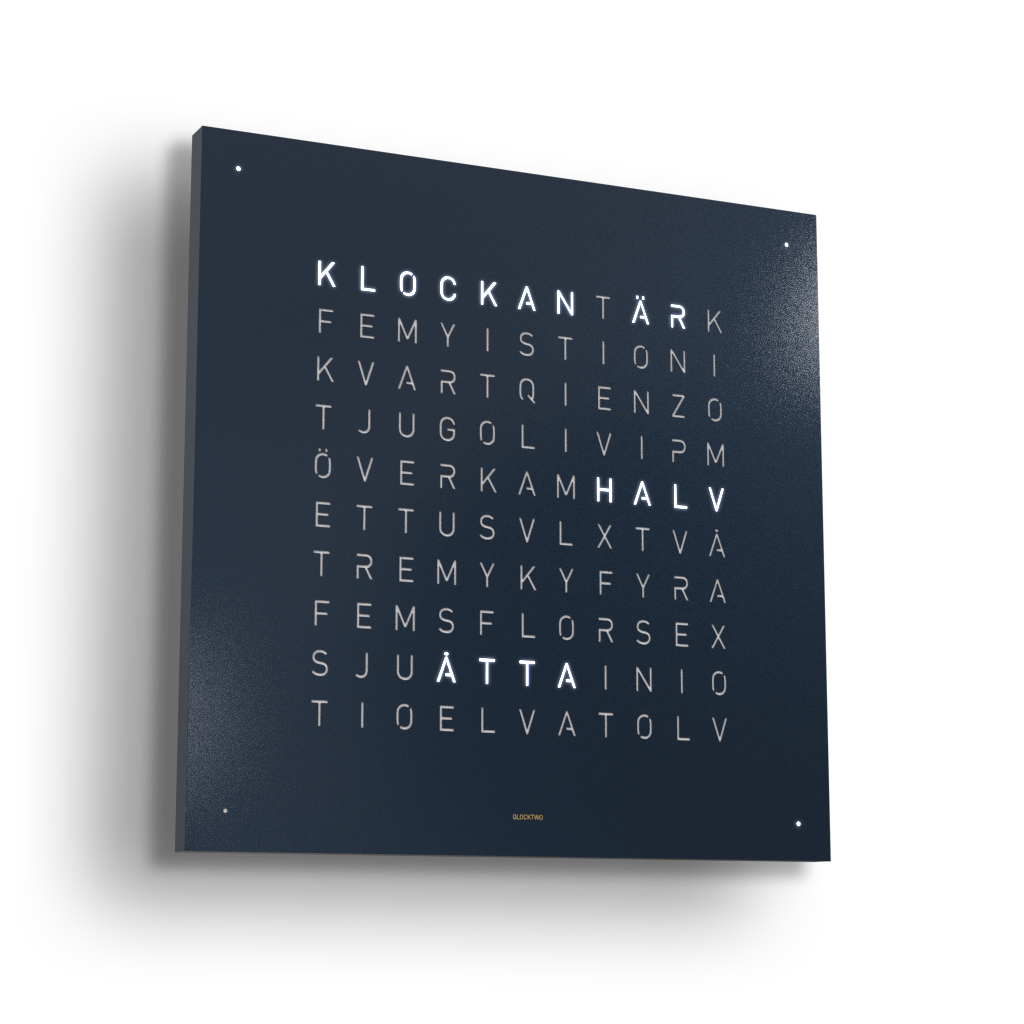 QT4BLSE Qlocktwo Earth 45, Limited Edition Midnight