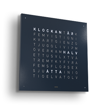 QT4BLSE Qlocktwo Earth 45, Limited Edition Midnight
