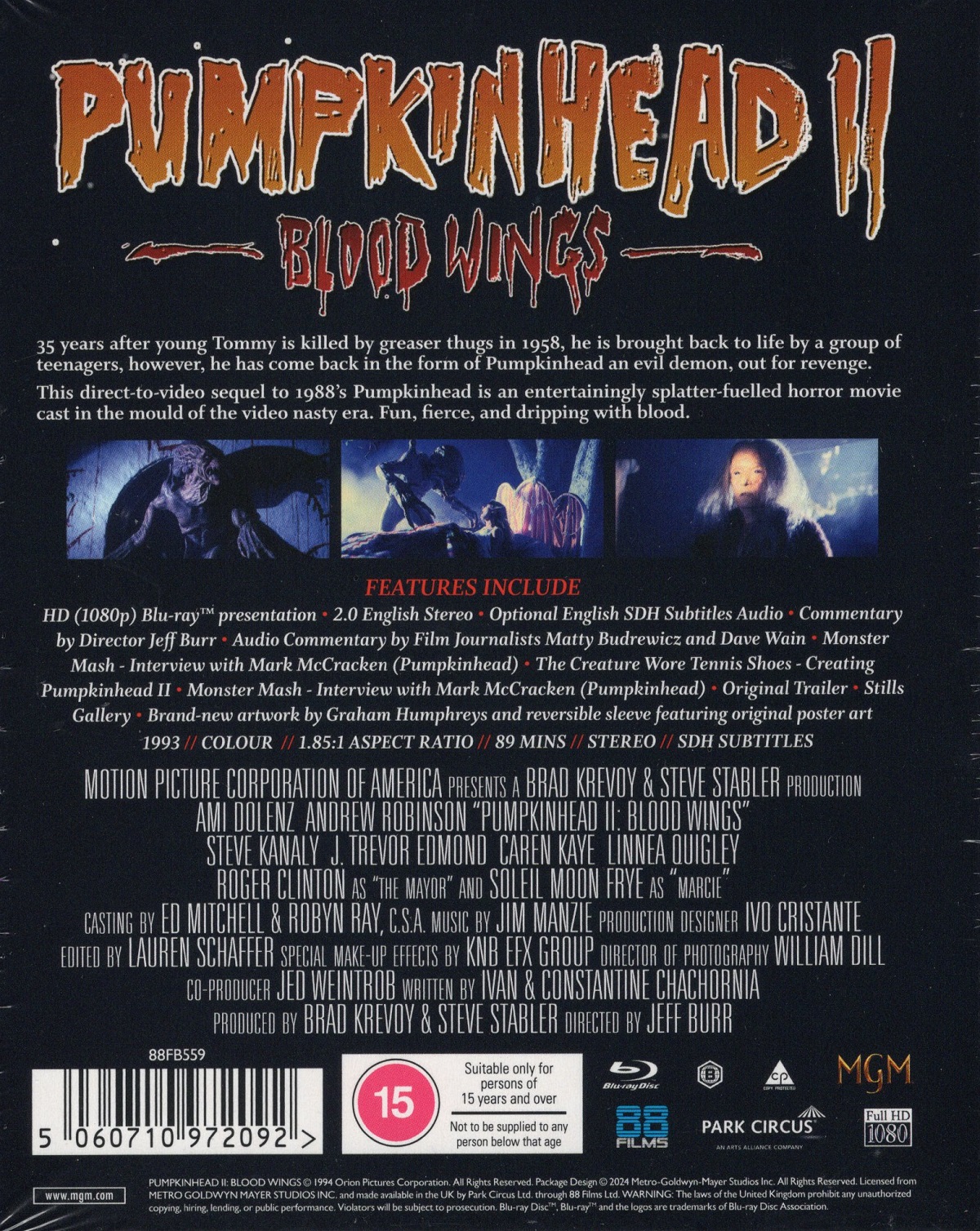 Pumpkinhead 2 - Blood Wings (Limited Edition) (ej svensk text) (Blu-ray) - 2