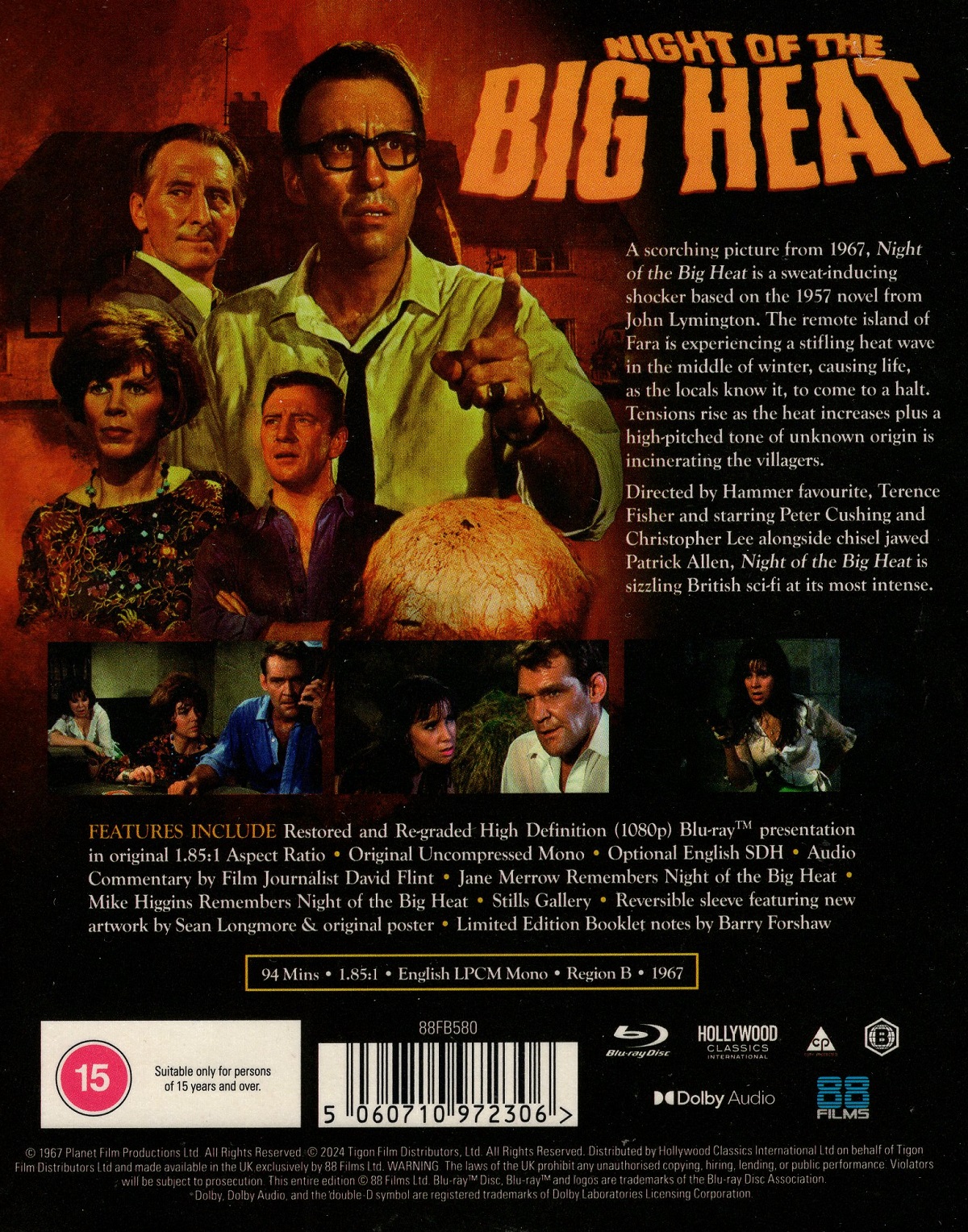 Night of the Big Heat (Limited Edition) (ej svensk text) (Blu-ray) - 2