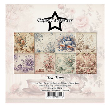 Paper Favourites Tea Time 6x6 Inch Paper Pack 