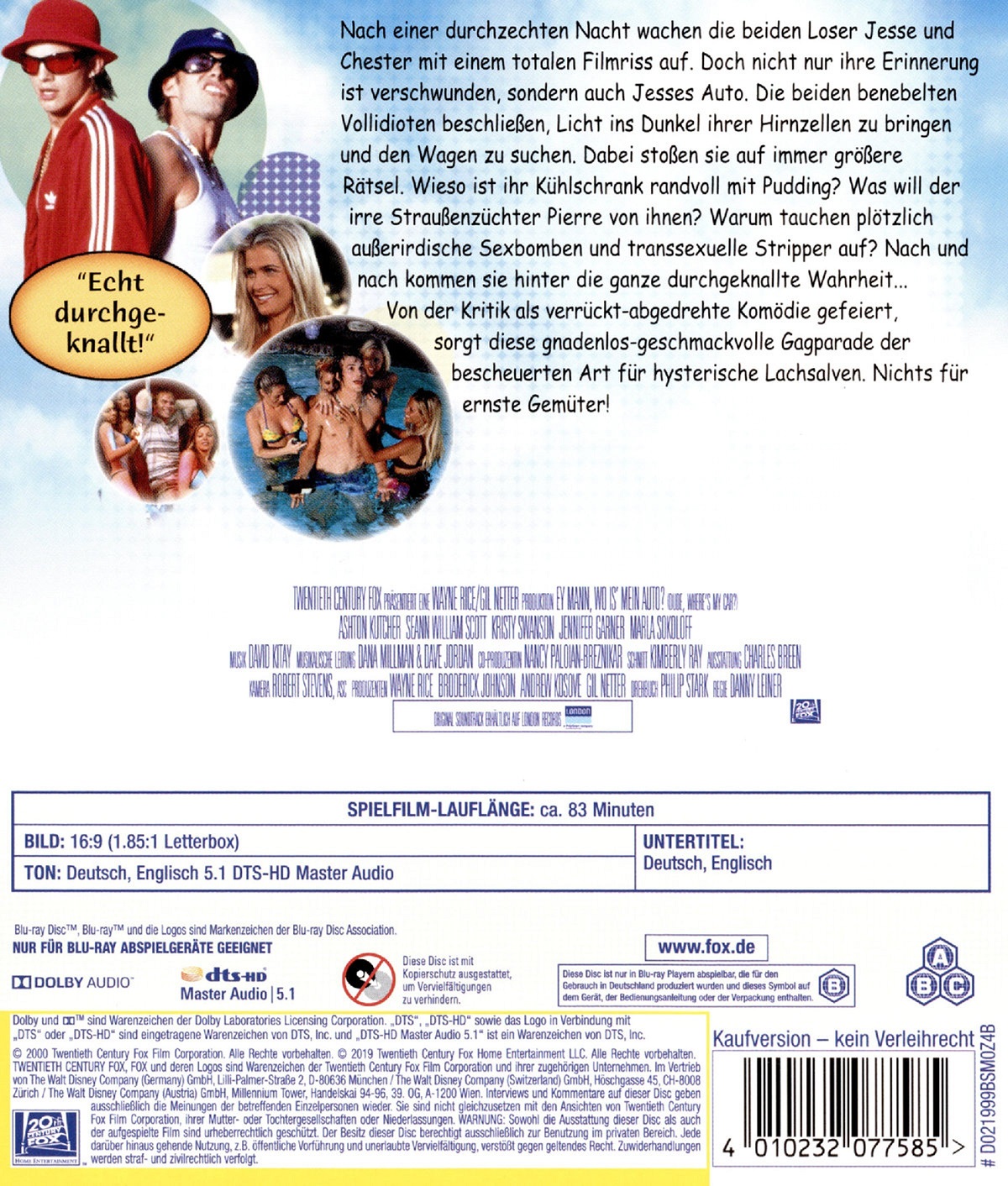 Dude Where's My Car? (ej svensk text) (Blu-ray) - 2