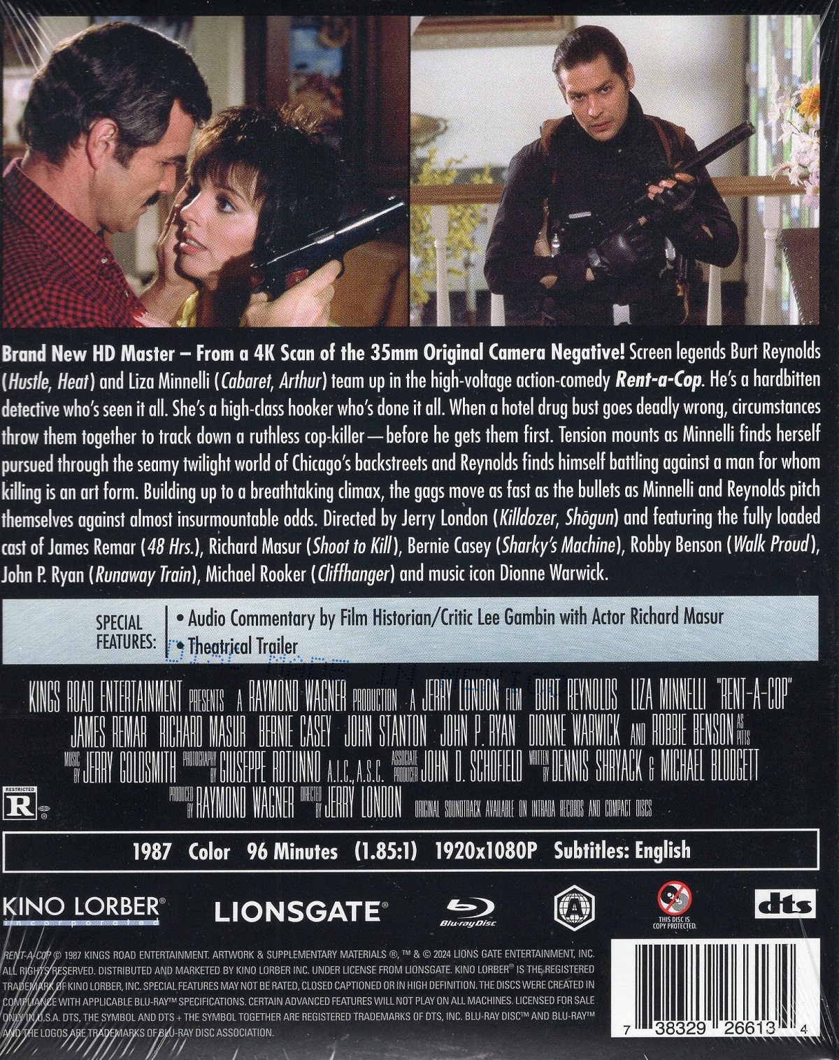 Rent-A-Cop (ej svensk text) (Blu-ray) (OBS! Region A) - 2