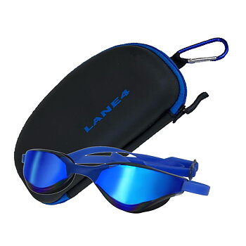 Swimgoggles Flow Isha Elite Blue Mirror - Lane 4