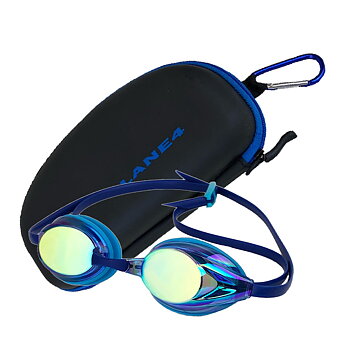 Swimgoggles Racer Talesha Blue Mirror- Lane 4
