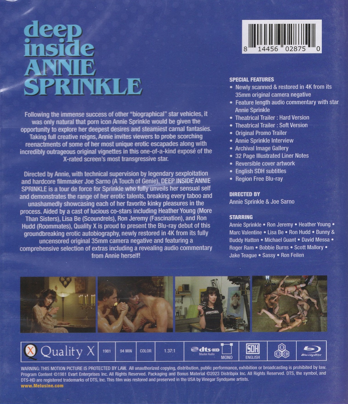 Deep Inside Annie Sprinkle (ej svensk text) (Blu-ray) - 2