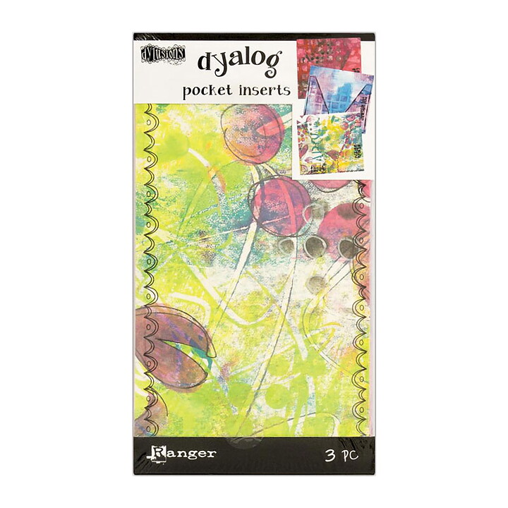Ranger Dyan Reaveley's Dylusions Dyalog Printed Pocket Inserts