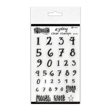 Ranger Dyan Reaveley's Dylusions Clear Stamps Numerology