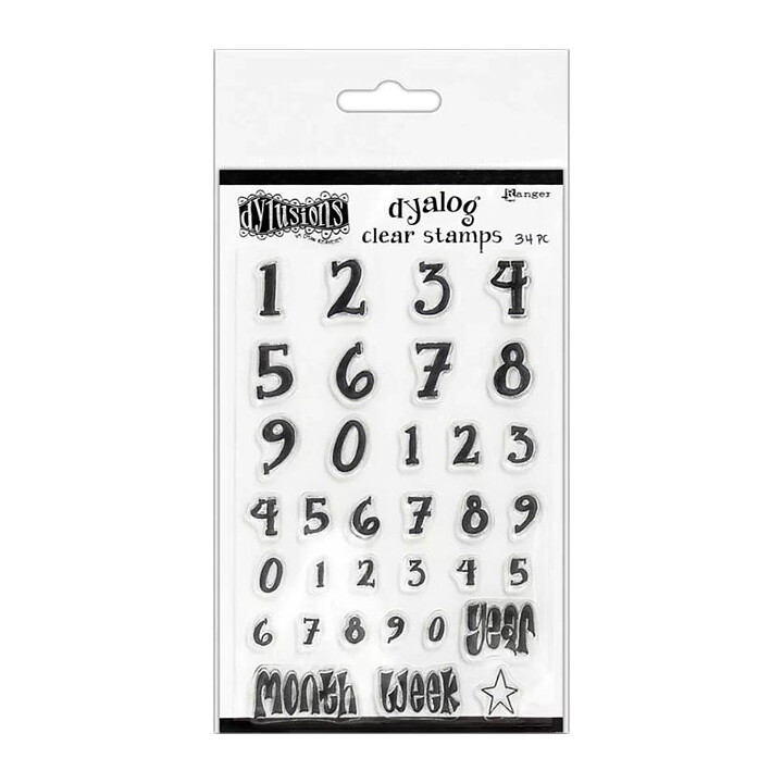 Ranger Dyan Reaveley's Dylusions Clear Stamps Numerology