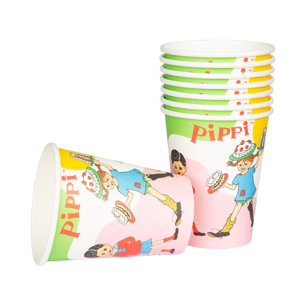 Pappersmuggar Pippi Långstrump 8-pack - 2