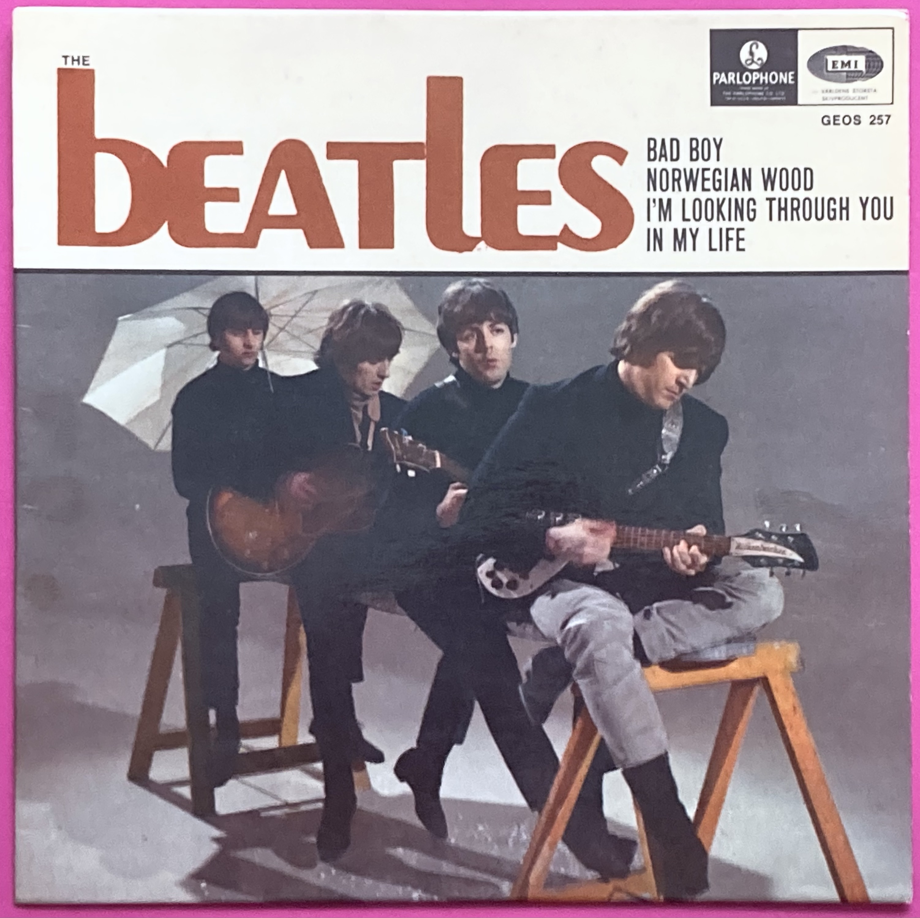 BEATLES - Bad boy +3 Swe EP 1966