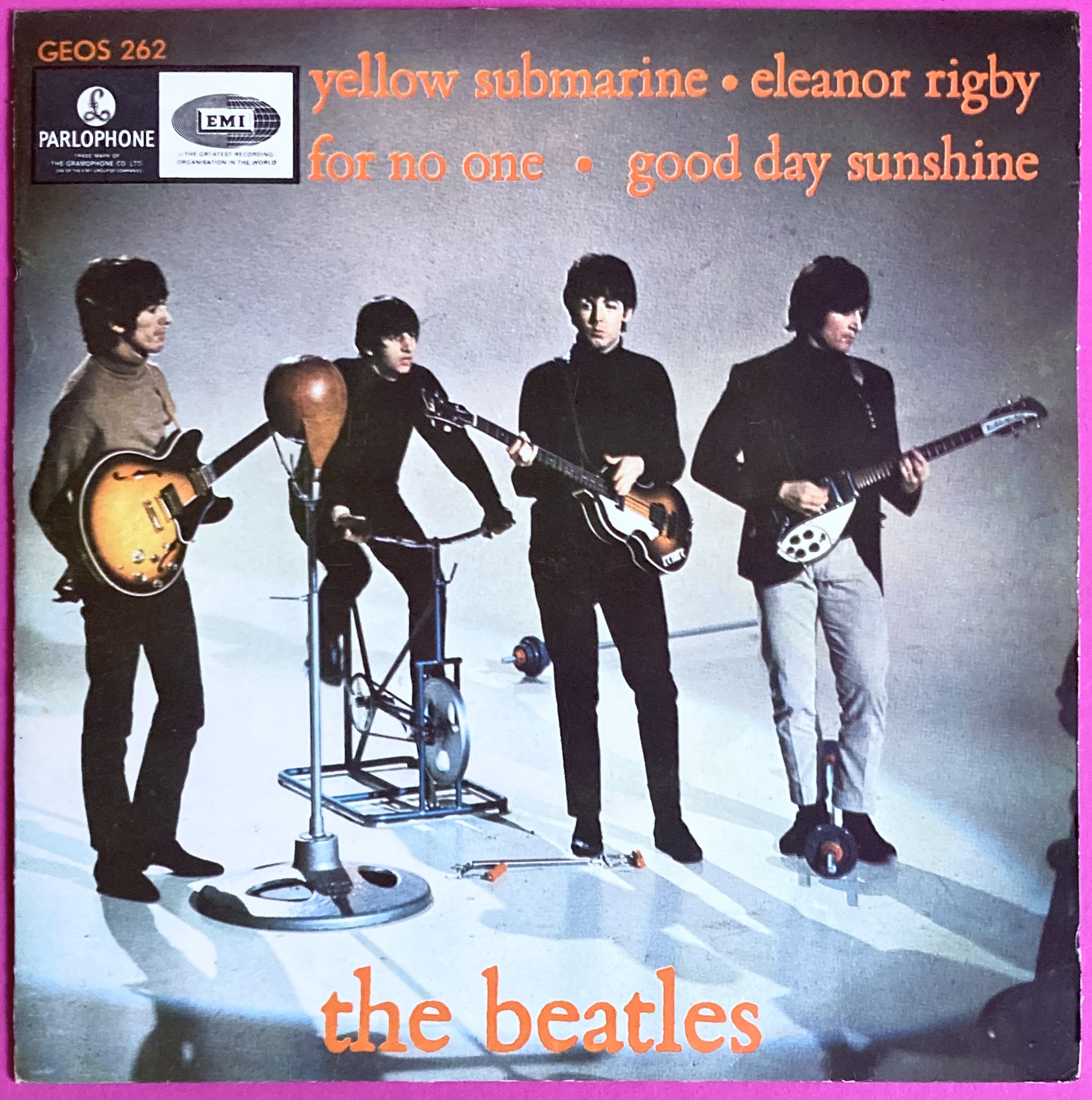 BEATLES - Yellow Submarine +3 Swe EP 1967