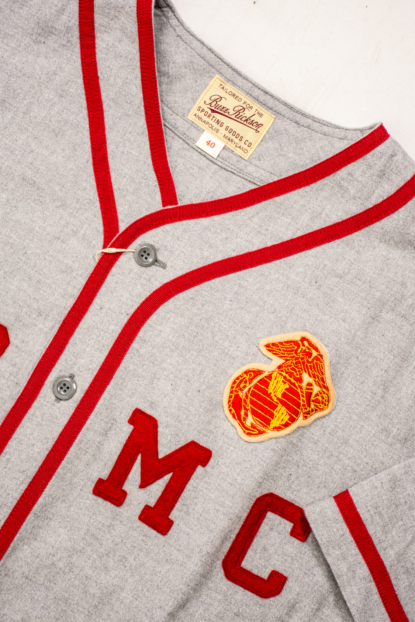 Buzz Rickson's - Baseball Shirt USMC - 3
