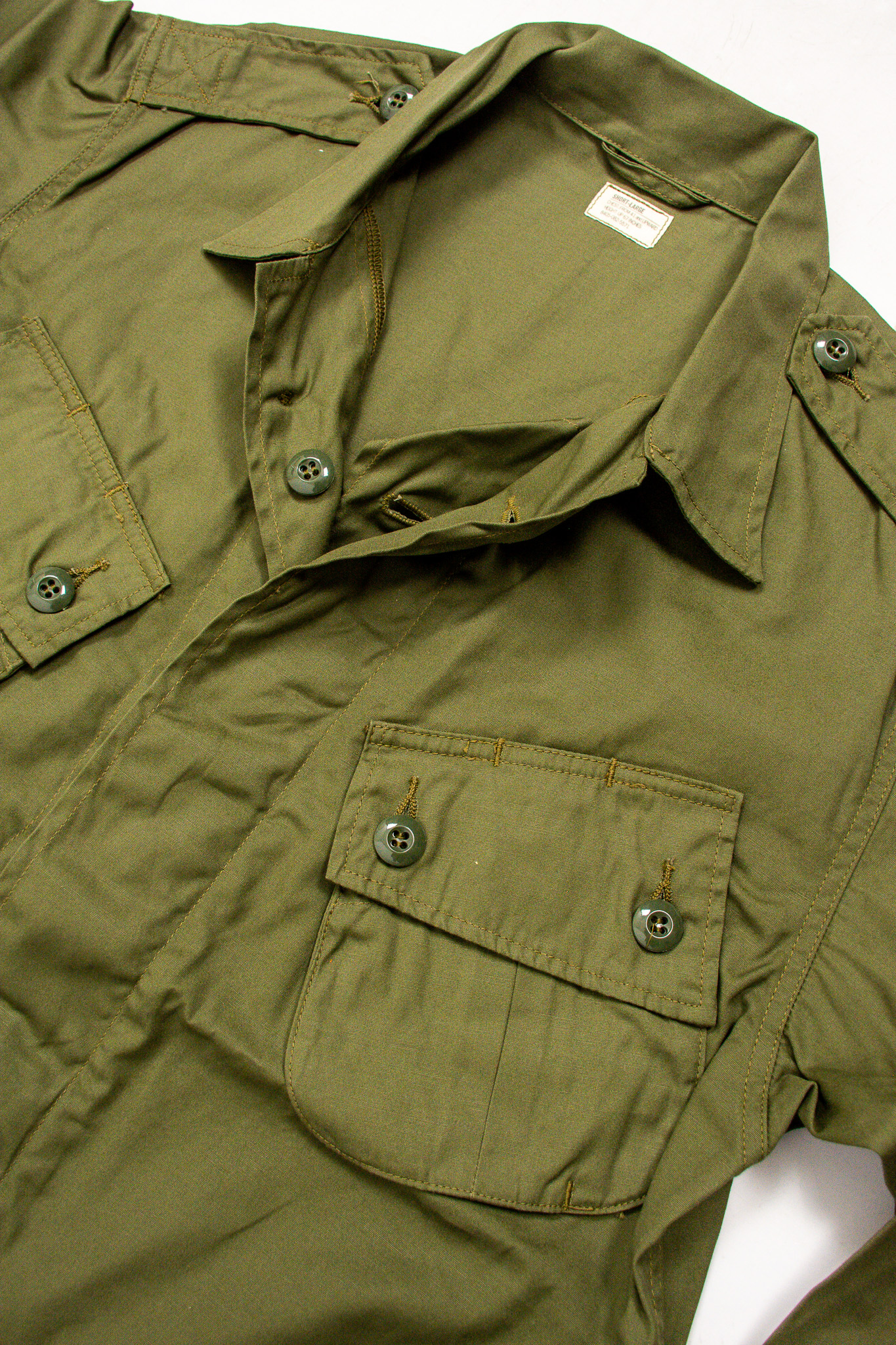 Buzz Rickson's - Coat Men’s Combat Tropical OG Green - 4