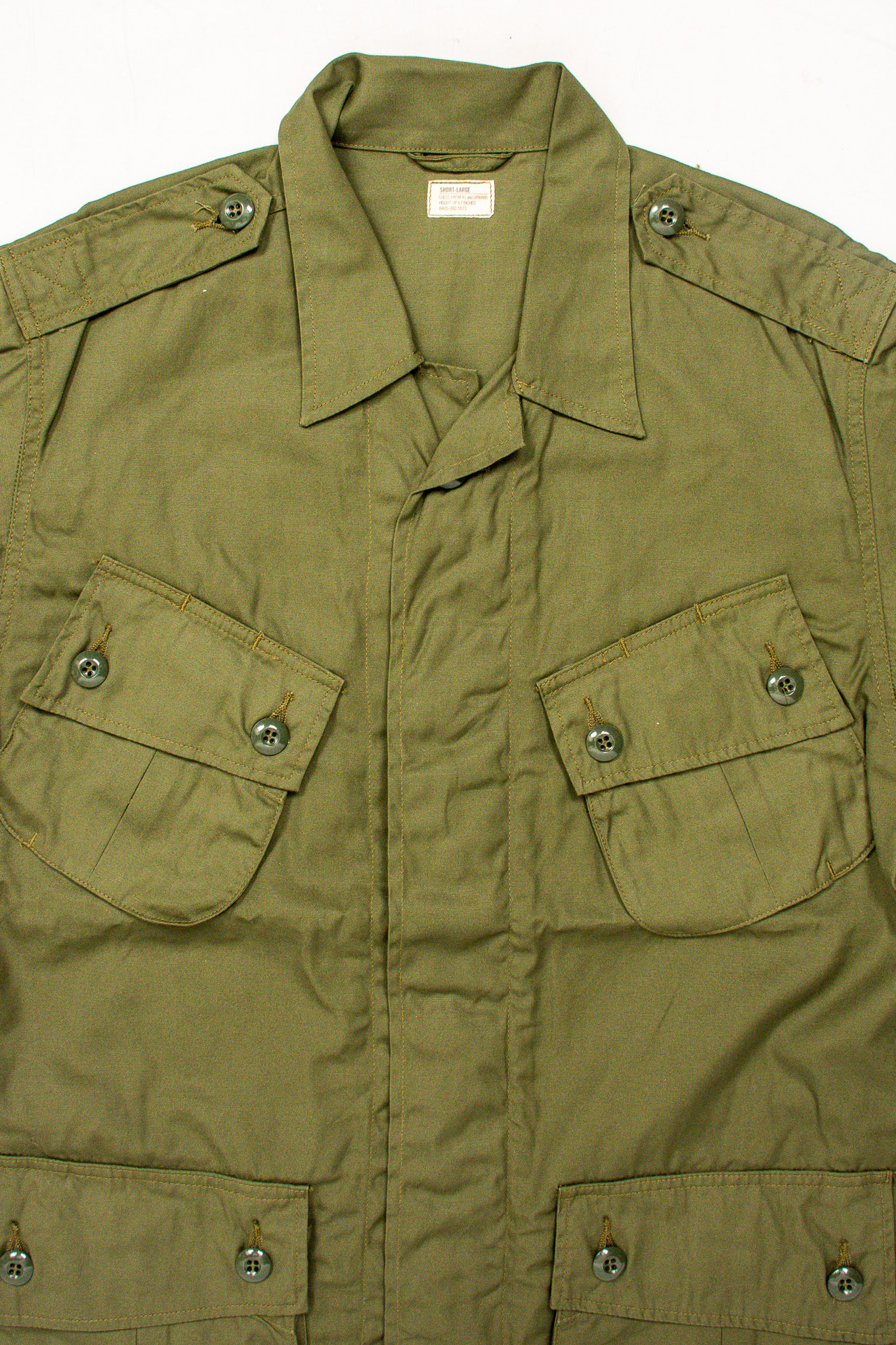 Buzz Rickson's - Coat Men’s Combat Tropical OG Green - 3