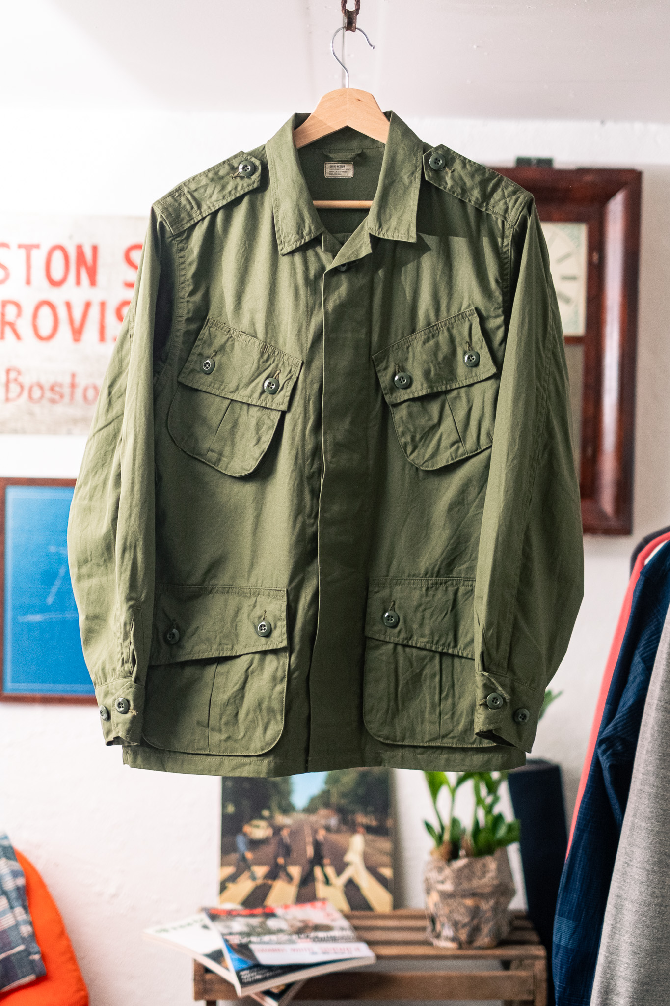 SSZ buzz rickson's combat tropical オリーブ Buzz Rickson's - Coat Men's Combat Tropical OG Green - Göteborg