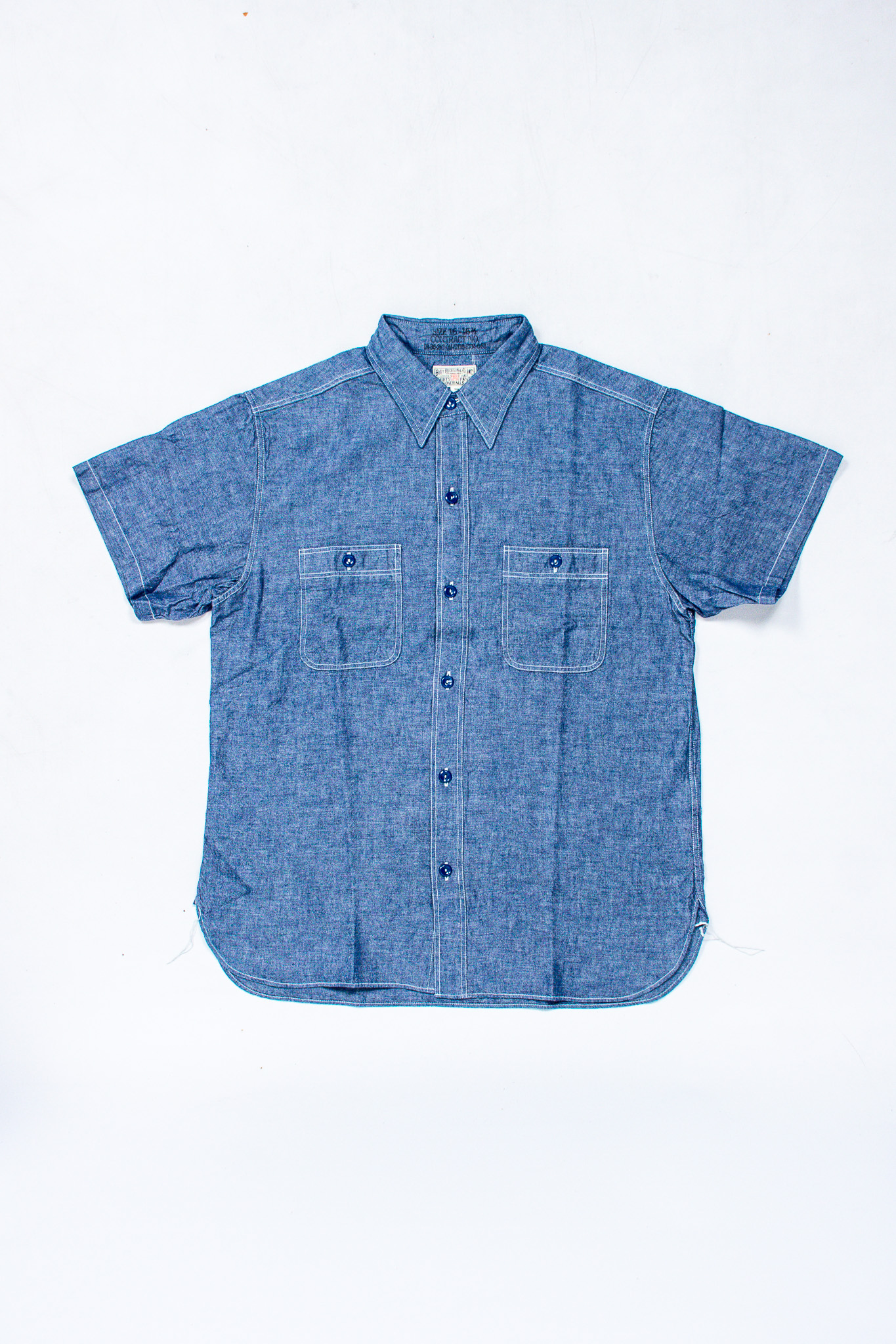Buzz Rickson’s - Blue Chambray S/S Shirt - 2