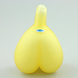Oiva Toikka (Pro Arte 1989) Yellow Damson Sculpture 16 cm