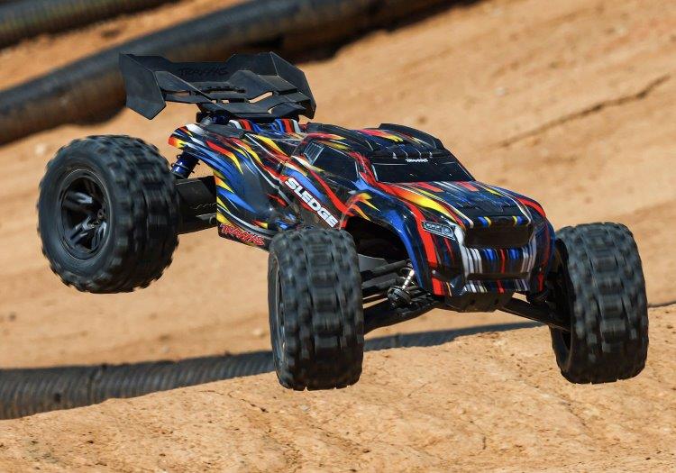 Traxxas Sledge 1/8 Truck 6s Belted Blå - 9