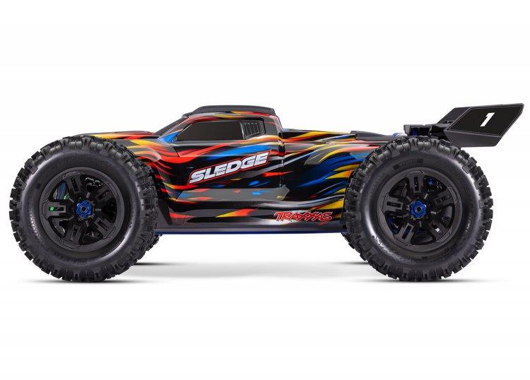 Traxxas Sledge 1/8 Truck 6s Belted Blå - 2