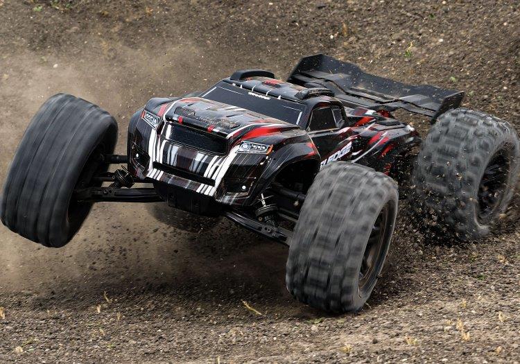 Traxxas Sledge 1/8 Truck 6s Belted Röd - 12