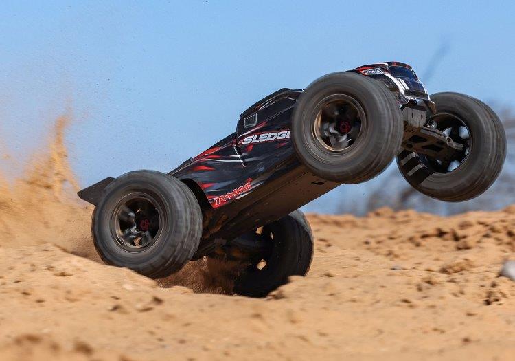 Traxxas Sledge 1/8 Truck 6s Belted Röd - 11
