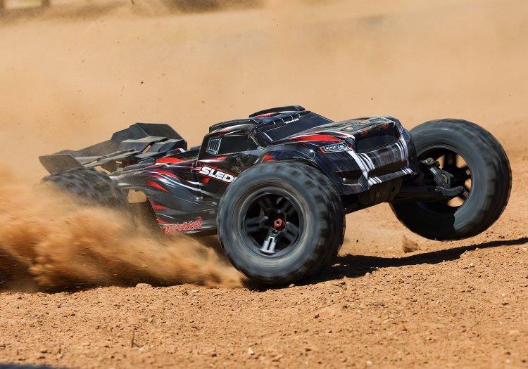 Traxxas Sledge 1/8 Truck 6s Belted Röd - 9